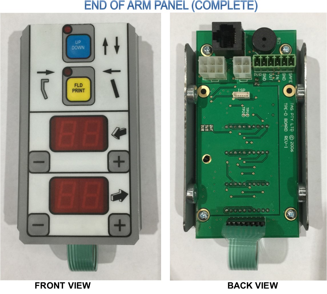 END ARM TOUCH PANEL RJ45 COMPLETE // TAS Screen Printing Machines