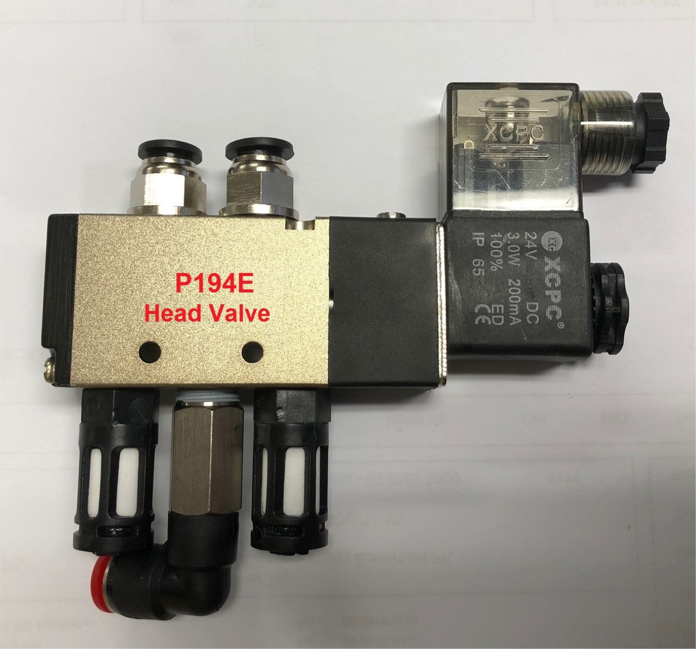 Head Valve Kit complete Assembly // TAS Screen Printing Machines