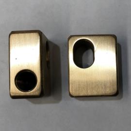 Brass Block M10 Rod End Round Cylinder