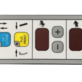 Front Membrane Panel TPE 65X165 Elec. (old)